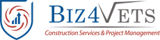 A logo for biz 4 construction services